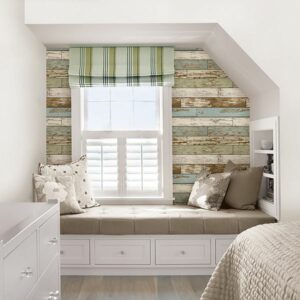 Old Salem Vintage Wood Peel & Stick Wallpaper