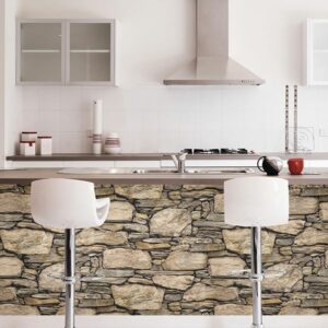 Hadrian Stone Wall Peel & Stick Wallpaper