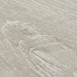 Grey Wood Plank Peel & Stick Wallpaper