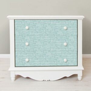 Aqua Poplin Texture Peel & Stick Wallpaper