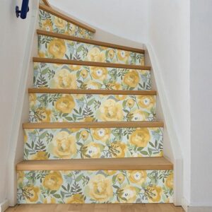 Peachy Keen Yellow Peel & Stick Wallpaper