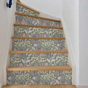 Groovy Garden Grey Peel & Stick Wallpaper