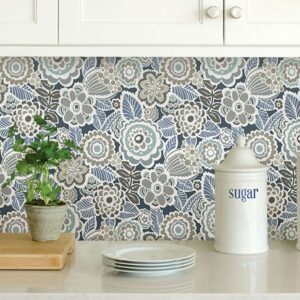 Dream On Navy Peel & Stick Wallpaper