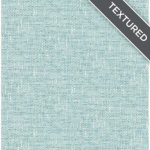 Aqua Poplin Texture Peel & Stick Wallpaper
