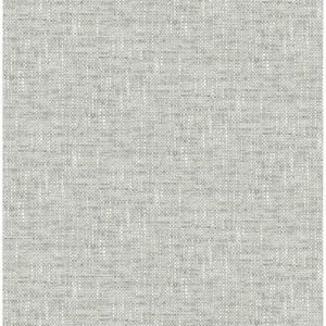 Grey Poplin Texture Peel & Stick Wallpaper