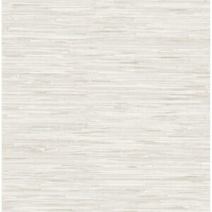 Cream Grassweave Peel and Stick Wallpaper