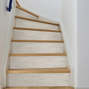 Cream Grassweave Peel and Stick Wallpaper