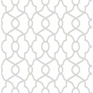 Silver Clearly Cool Peel & Stick Wallpaper