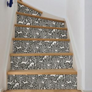 Charcoal Merriment Peel & Stick Wallpaper