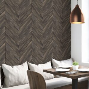 Wildwood Walnut Peel and Stick Wallpaper