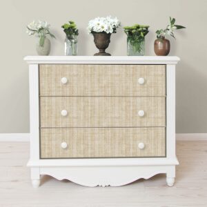 Aurum Linen Peel and Stick Wallpaper