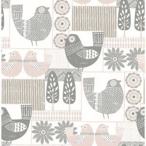 Spring Chickens Peel & Stick Wallpaper