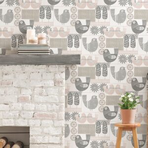 Spring Chickens Peel & Stick Wallpaper