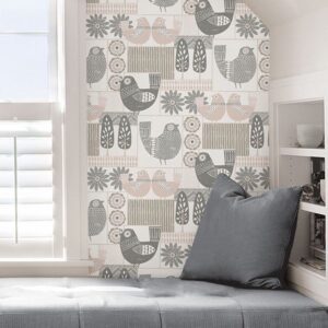 Spring Chickens Peel & Stick Wallpaper