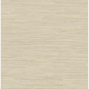 Tibetan Grasscloth Cream Peel & Stick Wallpaper