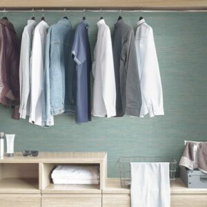 0042301 tibetan grasscloth teal peel and stick wallpaper.jpeg