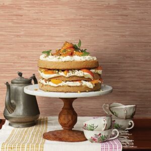 Tibetan Grasscloth Spice Peel & Stick Wallpaper