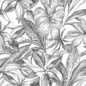 Black Canopy Peel & Stick Wallpaper