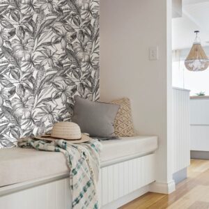 Black Canopy Peel & Stick Wallpaper