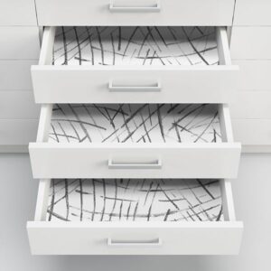 Black Imprint Peel and Stick Wallpaper