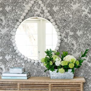 Black & White Sudbury Peel & Stick Wallpaper