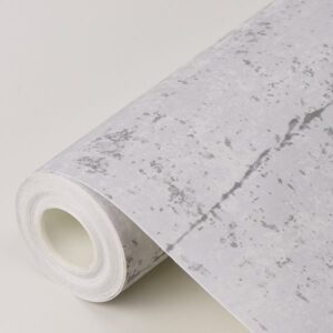 Scott Living White Urban Concrete Self Adhesive Wallpaper