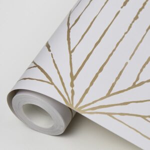 Scott Living Gold Aurum Self Adhesive Wallpaper