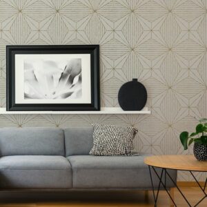 Scott Living Gold Aurum Self Adhesive Wallpaper