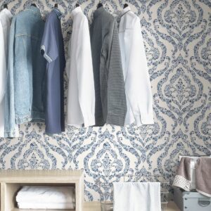 Blue Guildford Peel & Stick Wallpaper