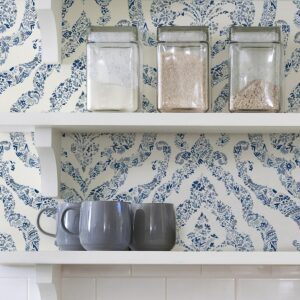 Blue Guildford Peel & Stick Wallpaper