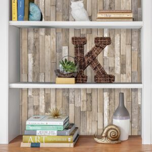Weathered Plank Barn Peel & Stick Wallpaper