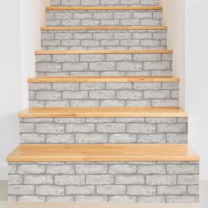 Cambridge Brick Grey Peel & Stick Wallpaper