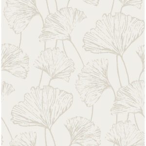 Silver Hikarigaoka Peel & Stick Wallpaper