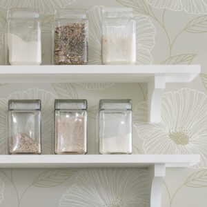 Dove Floweret Peel & Stick Wallpaper