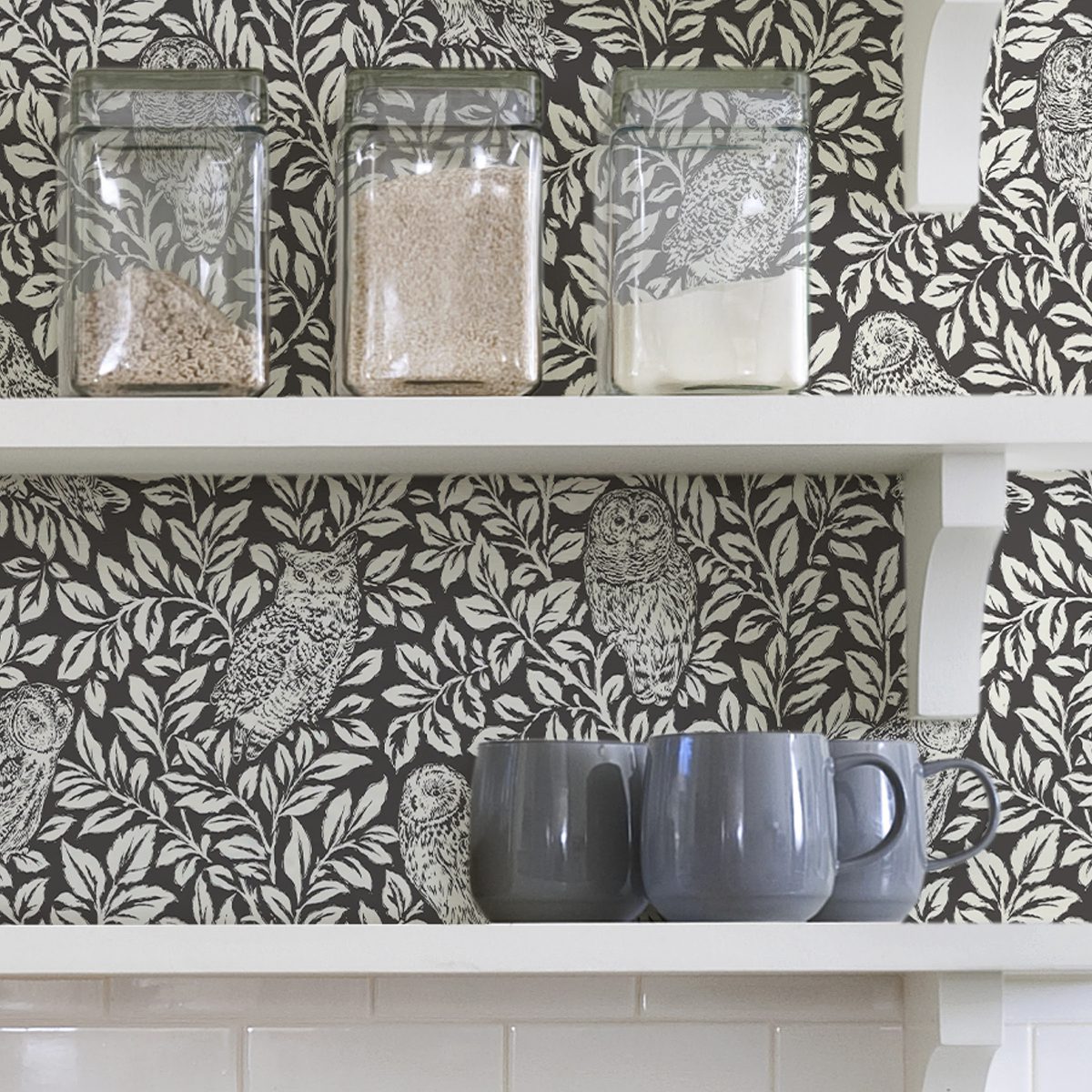 0045801 charcoal sleepy owls peel and stick wallpaper.jpeg