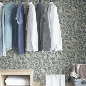 Blue Terrene Peel & Stick Wallpaper