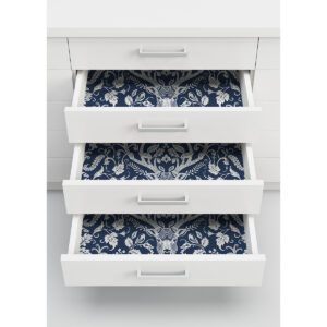 Navy Escape to the Forest Peel & Stick Wallpaper