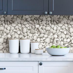 River Stones Peel and Stick Wallpaper