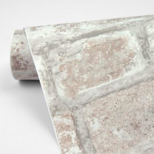 White Washed Denver Brick Peel and Stick Wallpaper