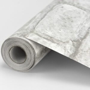 White Denver Brick Peel and Stick Wallpaper