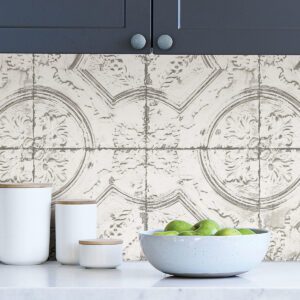 Newport Tin Tile Peel and Stick Wallpaper
