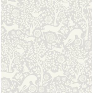 Grey Merriment Peel & Stick Wallpaper