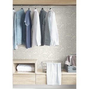 Grey Merriment Peel & Stick Wallpaper