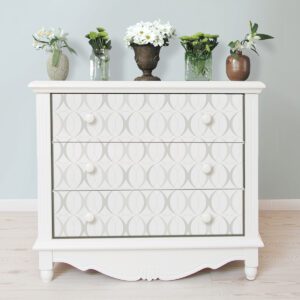 Circulate Light Silver Peel And Stick Wallpaper