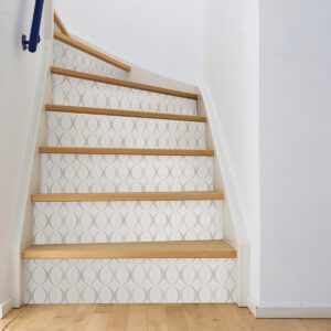 Circulate Light Silver Peel And Stick Wallpaper