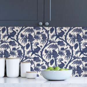 0048854 indigo balinese peacock scalamandre self adhesive wallpaper.jpeg