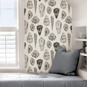Graphite Coquina Scalamandré Self Adhesive Wallpaper