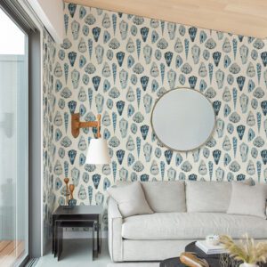 Porcelain Coquina Scalamandré Self Adhesive Wallpaper