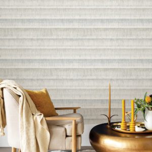 Grey Dhurrie Peel & Stick String Wallpaper