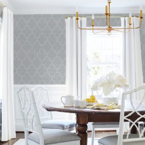 Grey Hudson Peel & Stick String Wallpaper